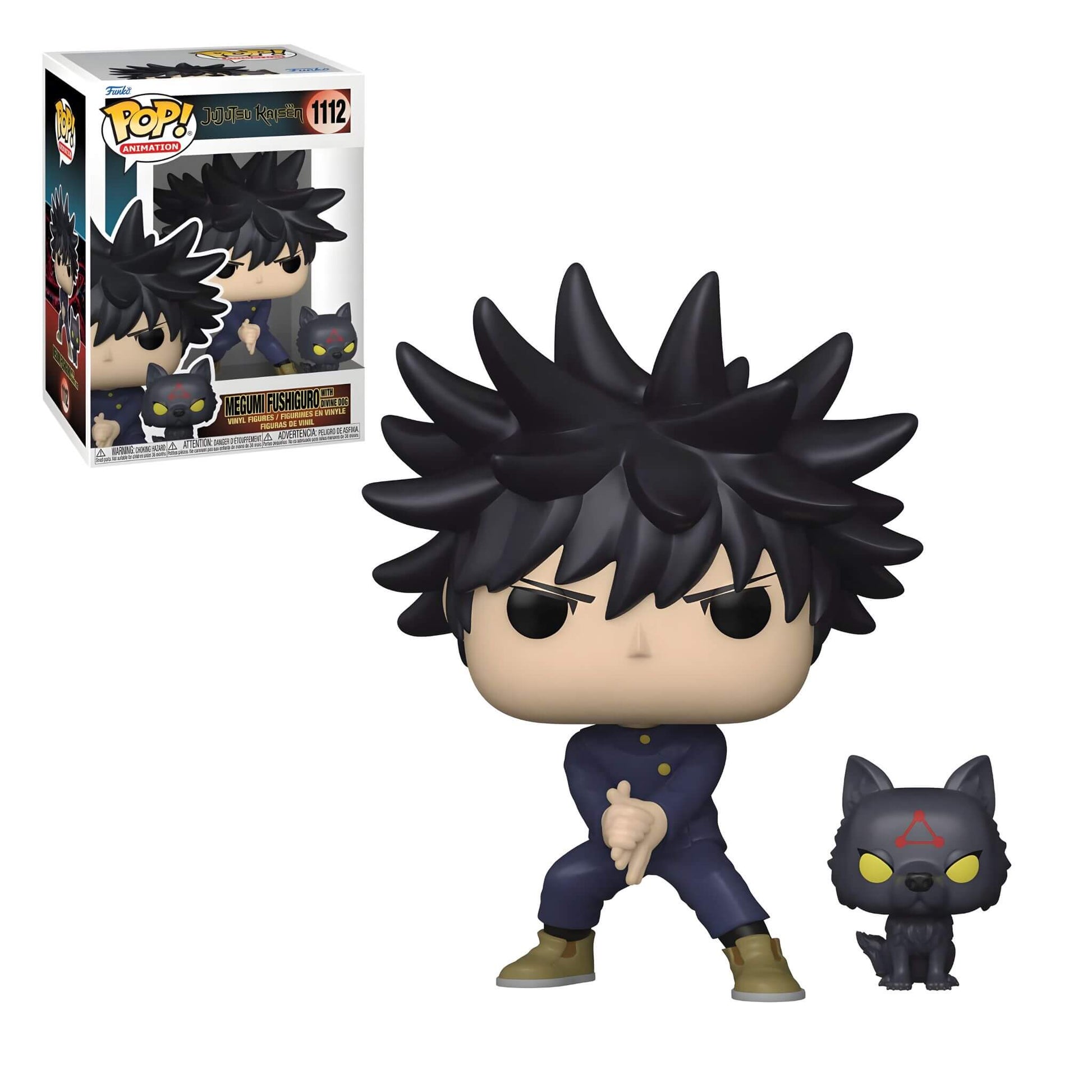 Funko Pop Jujutsu Kaisen Megumi with Dog Vinyl Figure p5