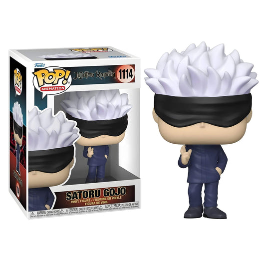 Funko Pop Jujutsu Kaisen Satoru Gojo Vinyl Figure, 4.5" Tall