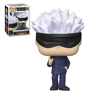 Funko Pop Jujutsu Kaisen Satoru Gojo Vinyl Figure, 4.5" Tall