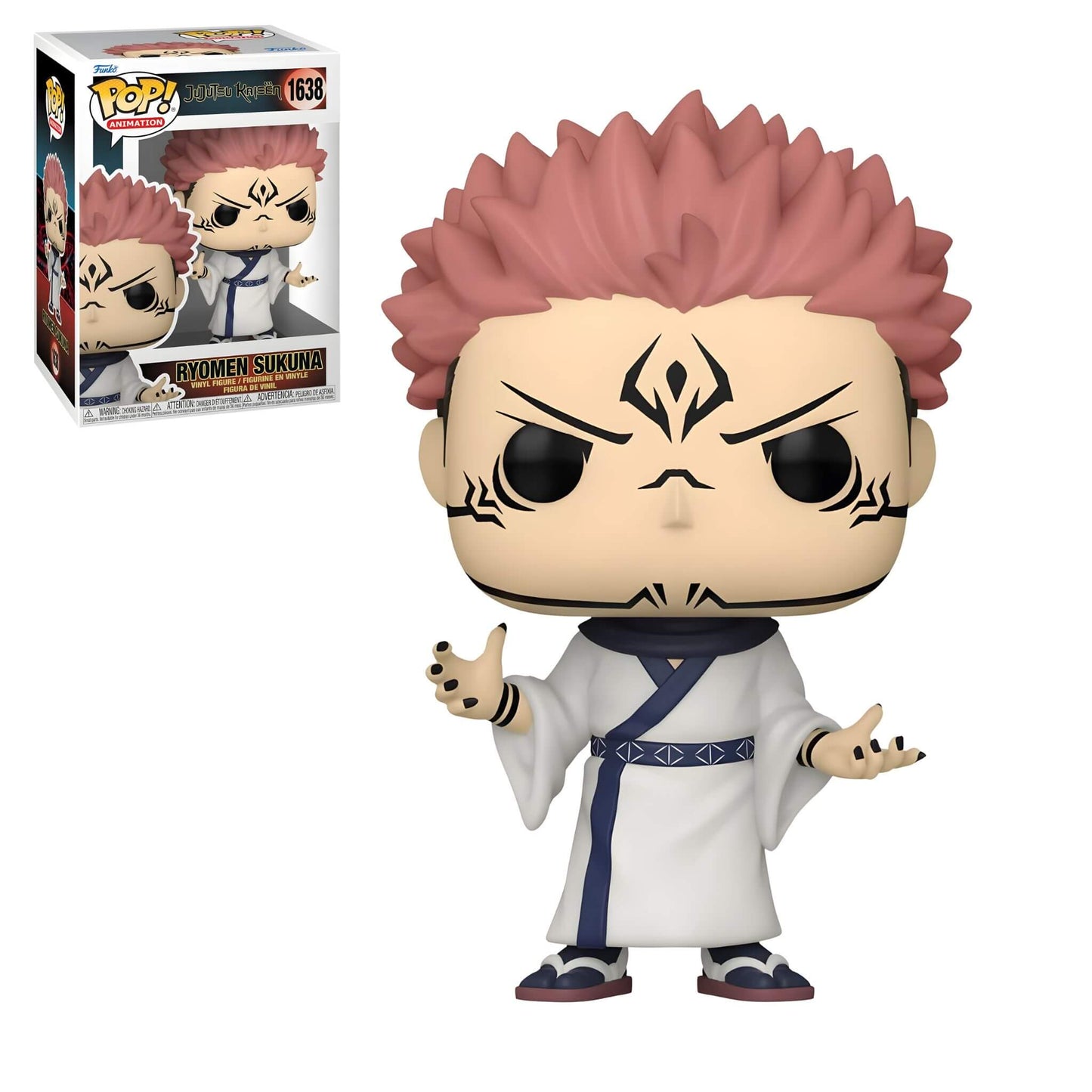 ¡Funko Pop! Figura de vinilo Jujutsu Kaisen Ryomen Sukuna #1638