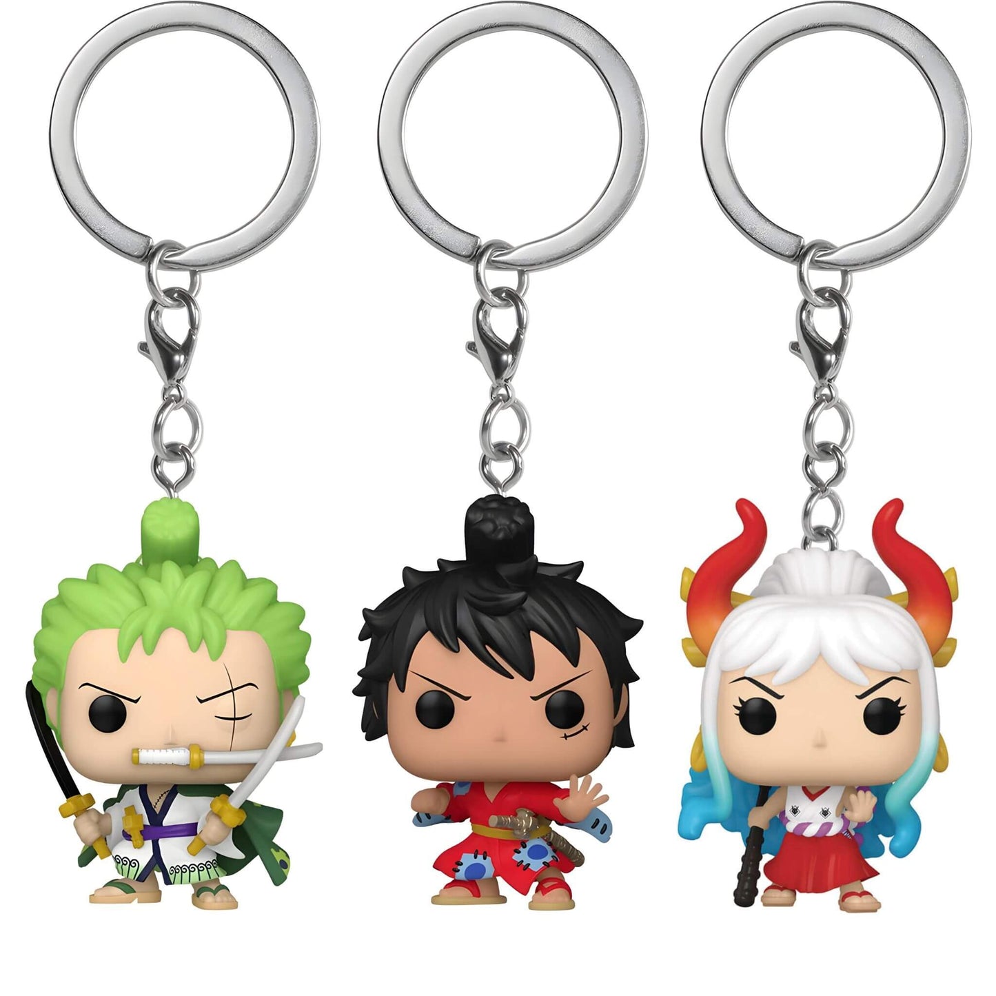 Funko Pop One Piece Luffytaro Roronoa Yamato Keychains