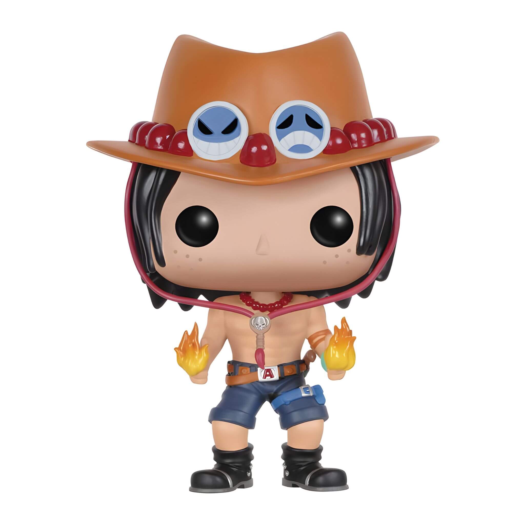 Funko Pop #100 One Piece Portgas D Ace Vinyl Figure, 3.75