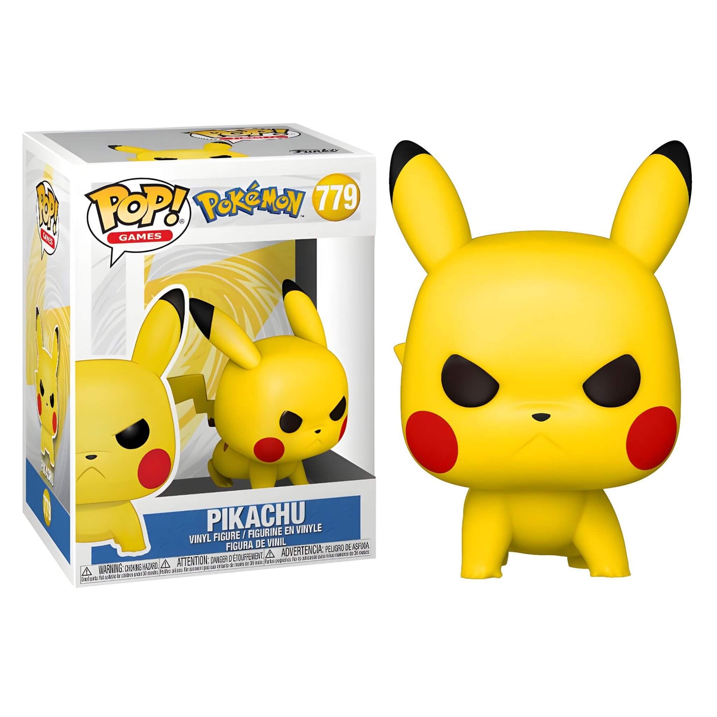 Funko Pop Pokemon S6 Pikachu Attack Stance Vinyl Figure p1