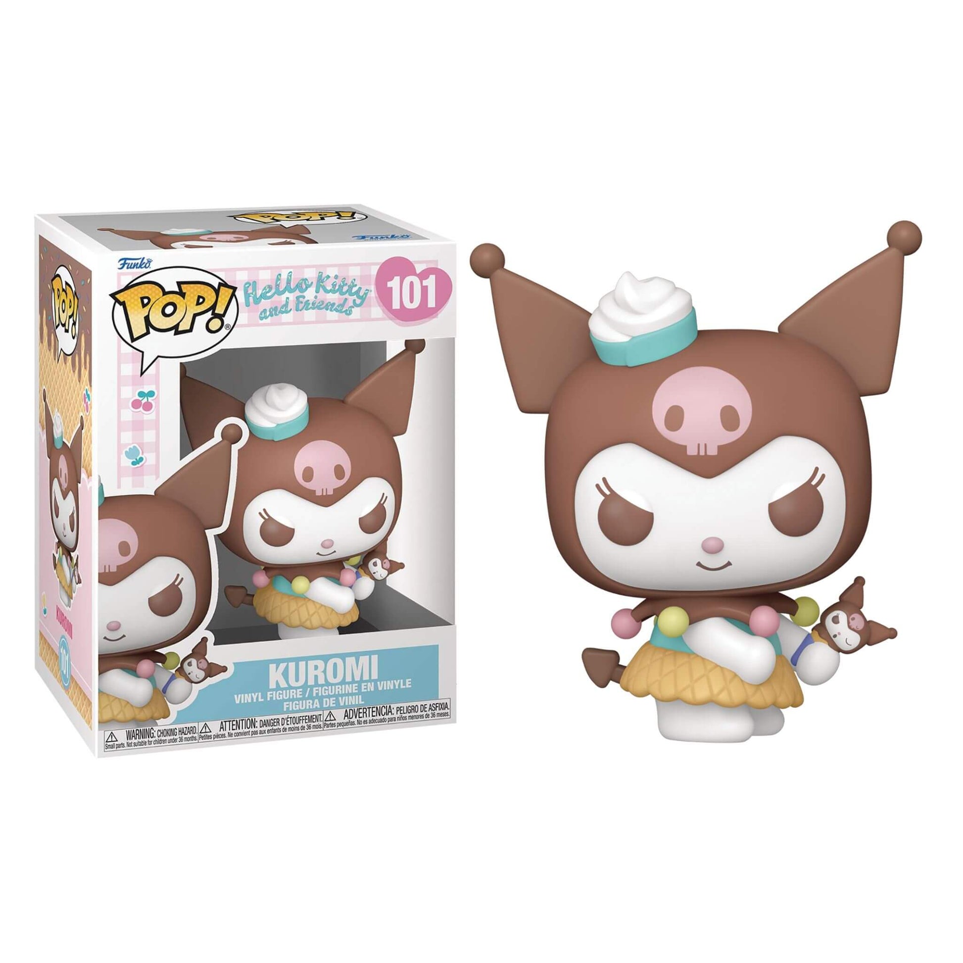 Funko Pop Sanrio Hello Kitty and Friends Kuromi with Ice Cream Vinyl Figure p1