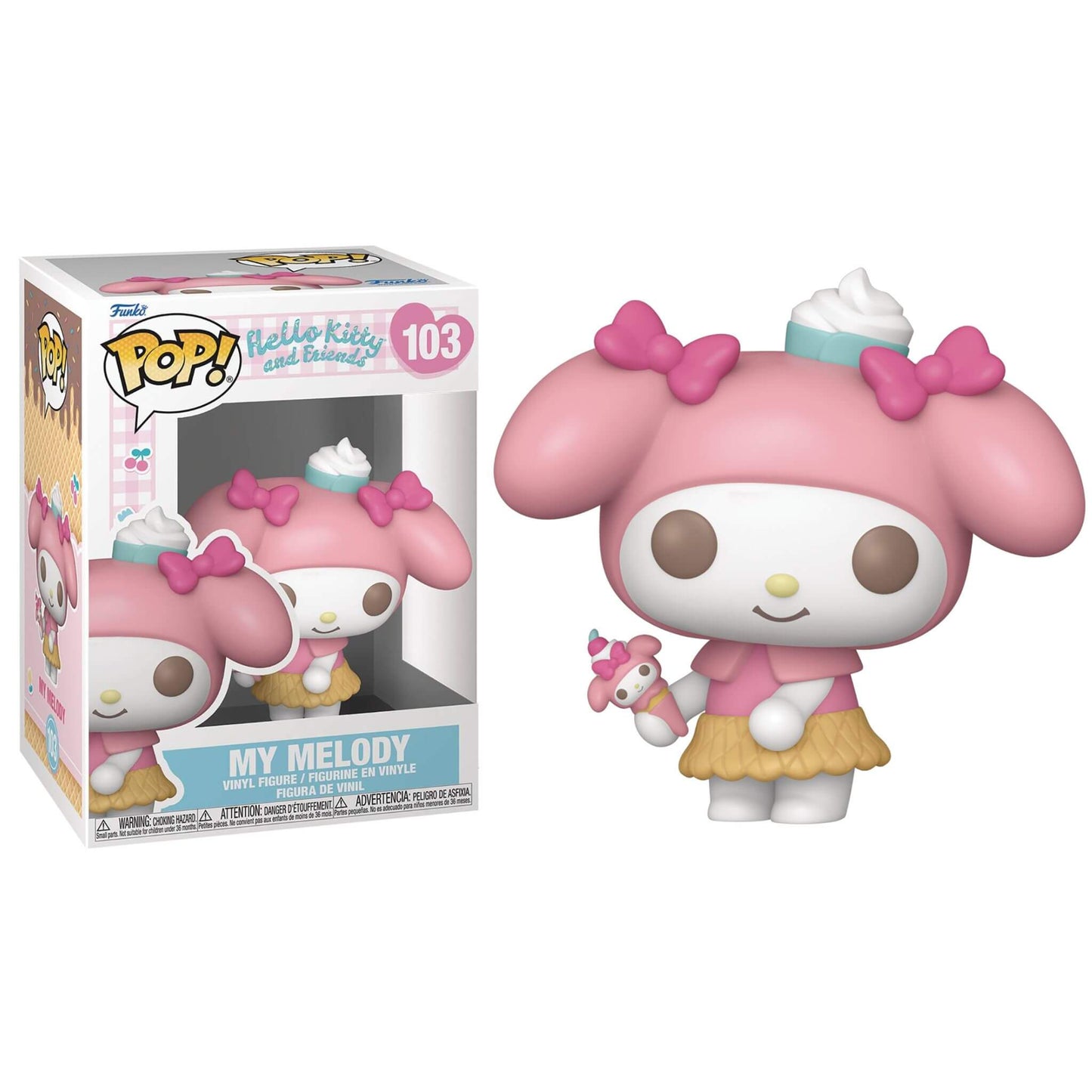 Funko Pop Sanrio hello Kitty and Friends My Melody with dessert Vinyl Figure p1