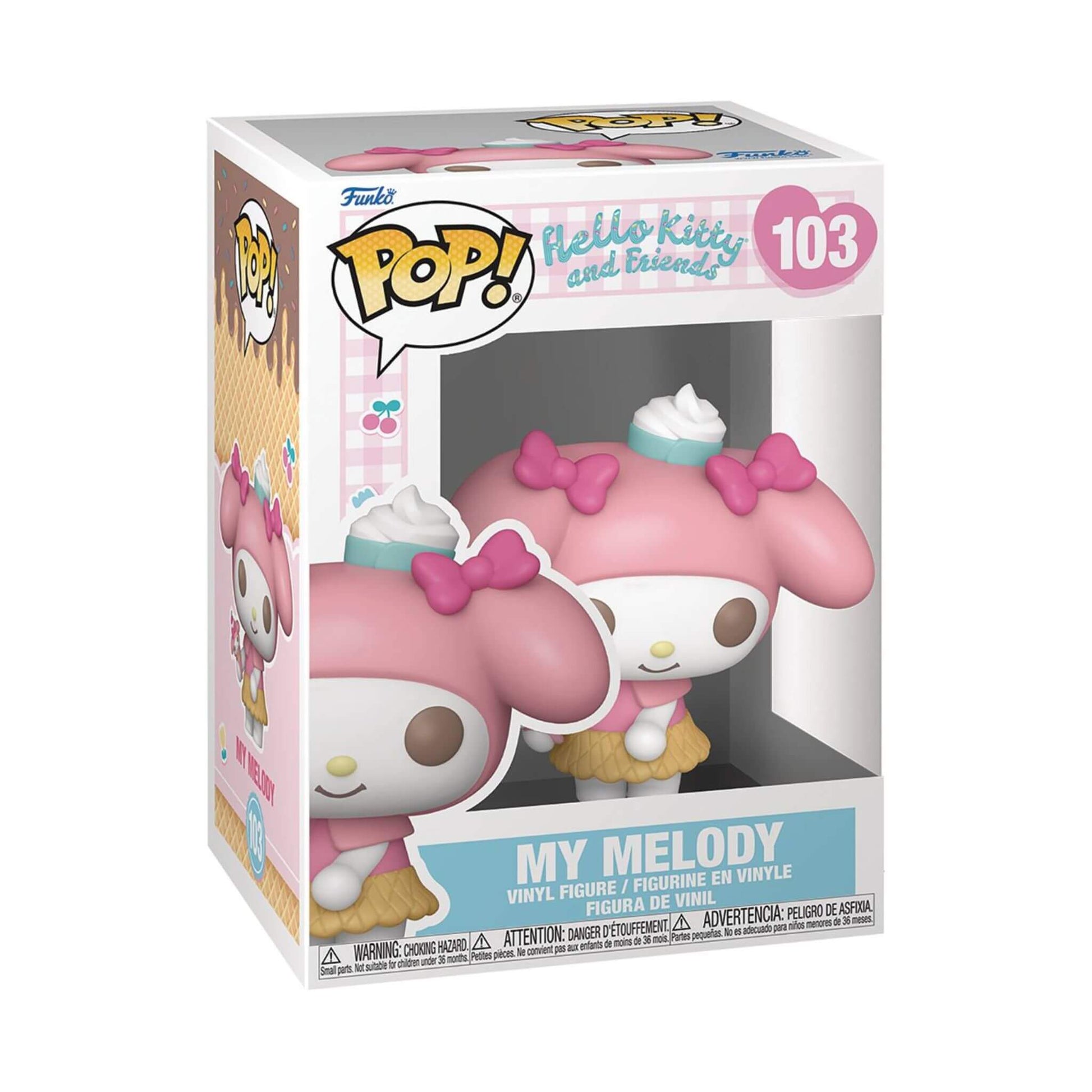 Funko Pop Sanrio hello Kitty and Friends My Melody with dessert Vinyl Figure p3