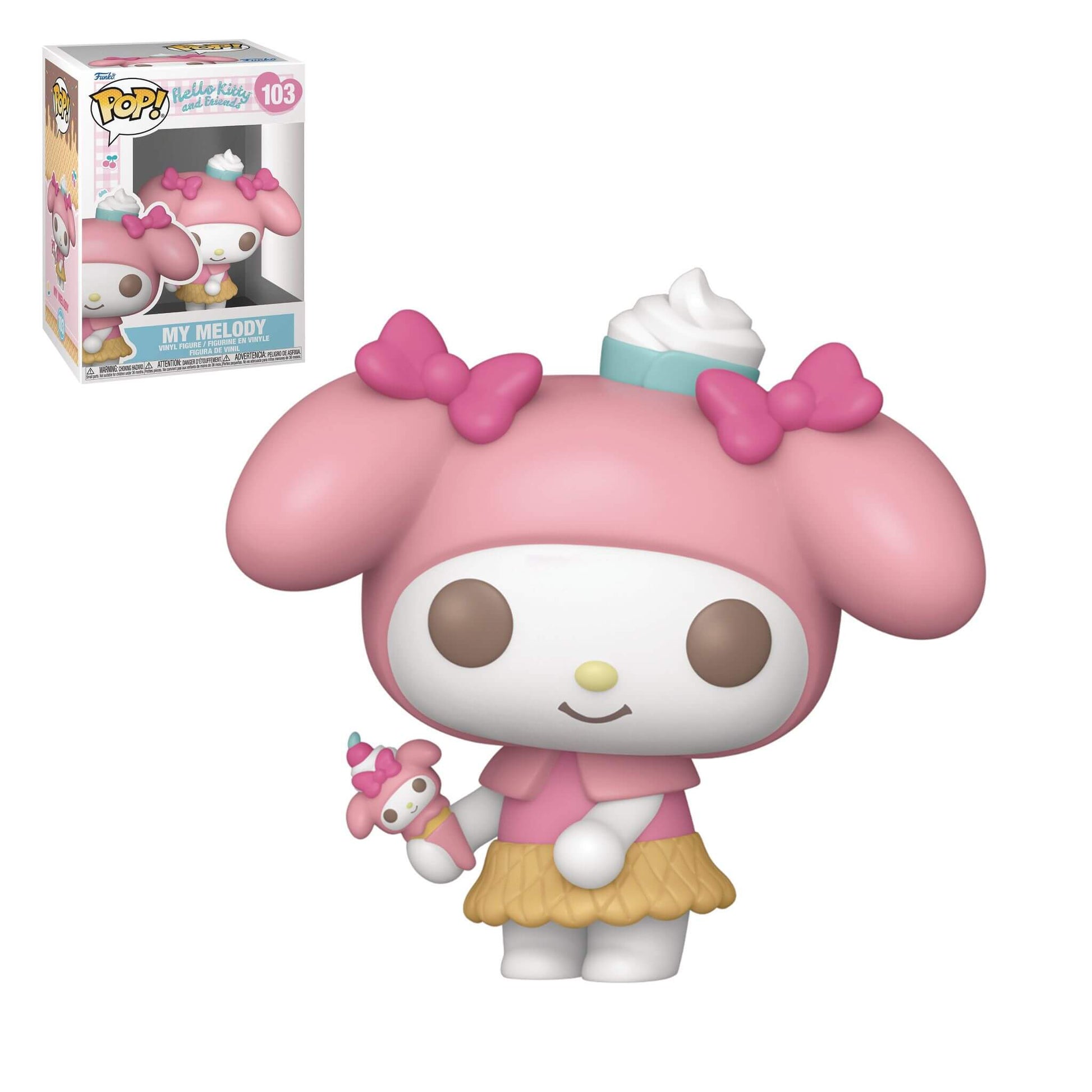 Funko Pop Sanrio hello Kitty and Friends My Melody with dessert Vinyl Figure p5