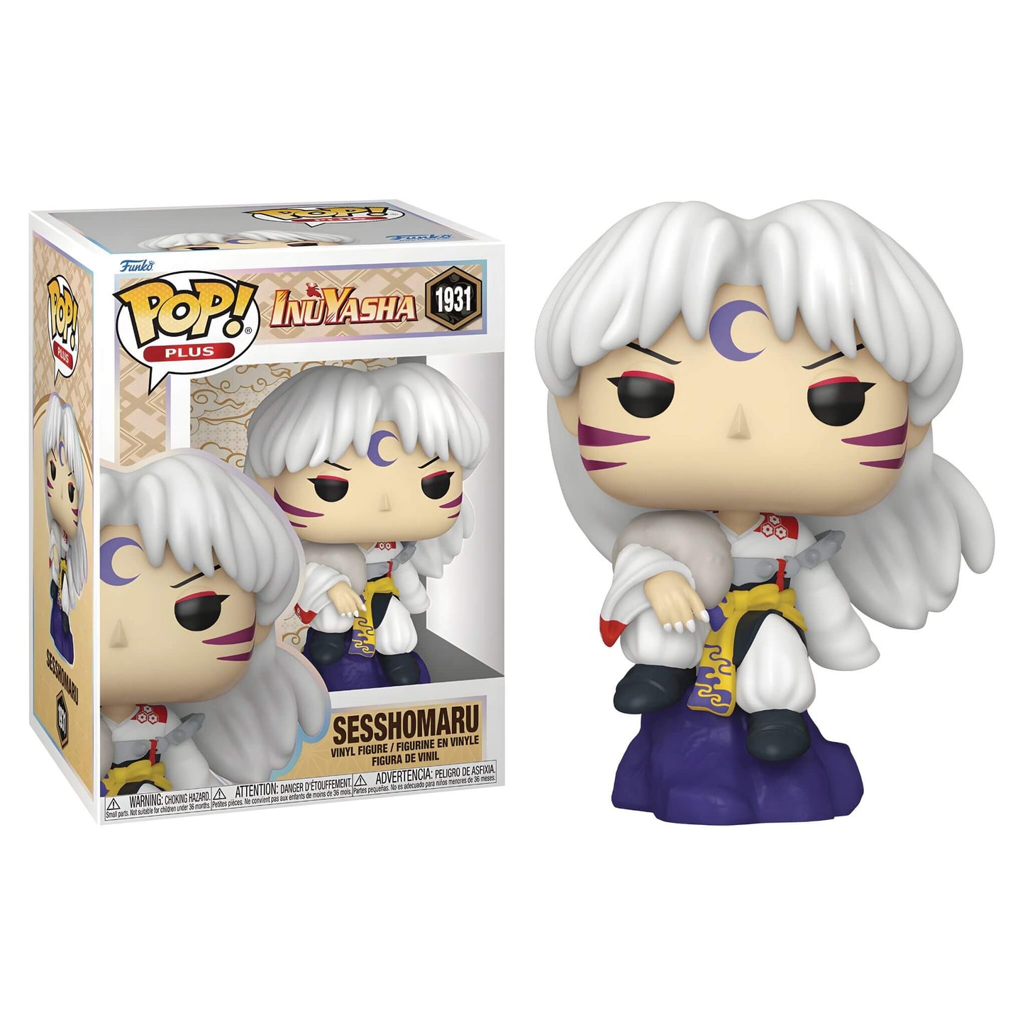Funko Pop! Plus Sesshomaru (Sitting) Vinyl Figure p1
