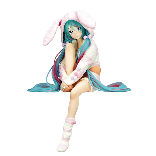 Furyu Vocaloid Hatsune Miku (Rabbit Ear Hood Ver.) Noodle Stopper Figure p1