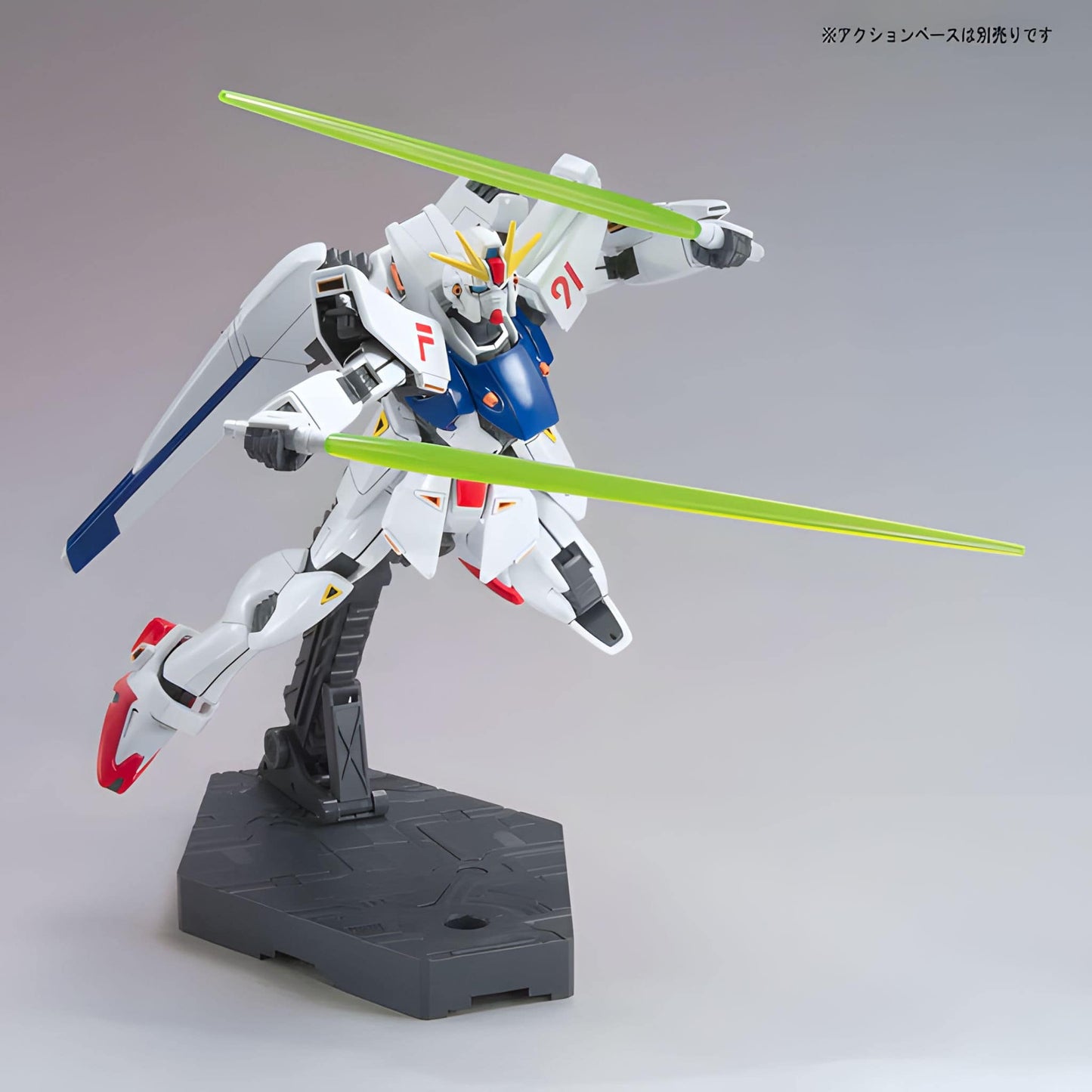 مجموعة نموذجية من مجسم جاندام F91 HGUC بمقياس 1/144 من بانداي