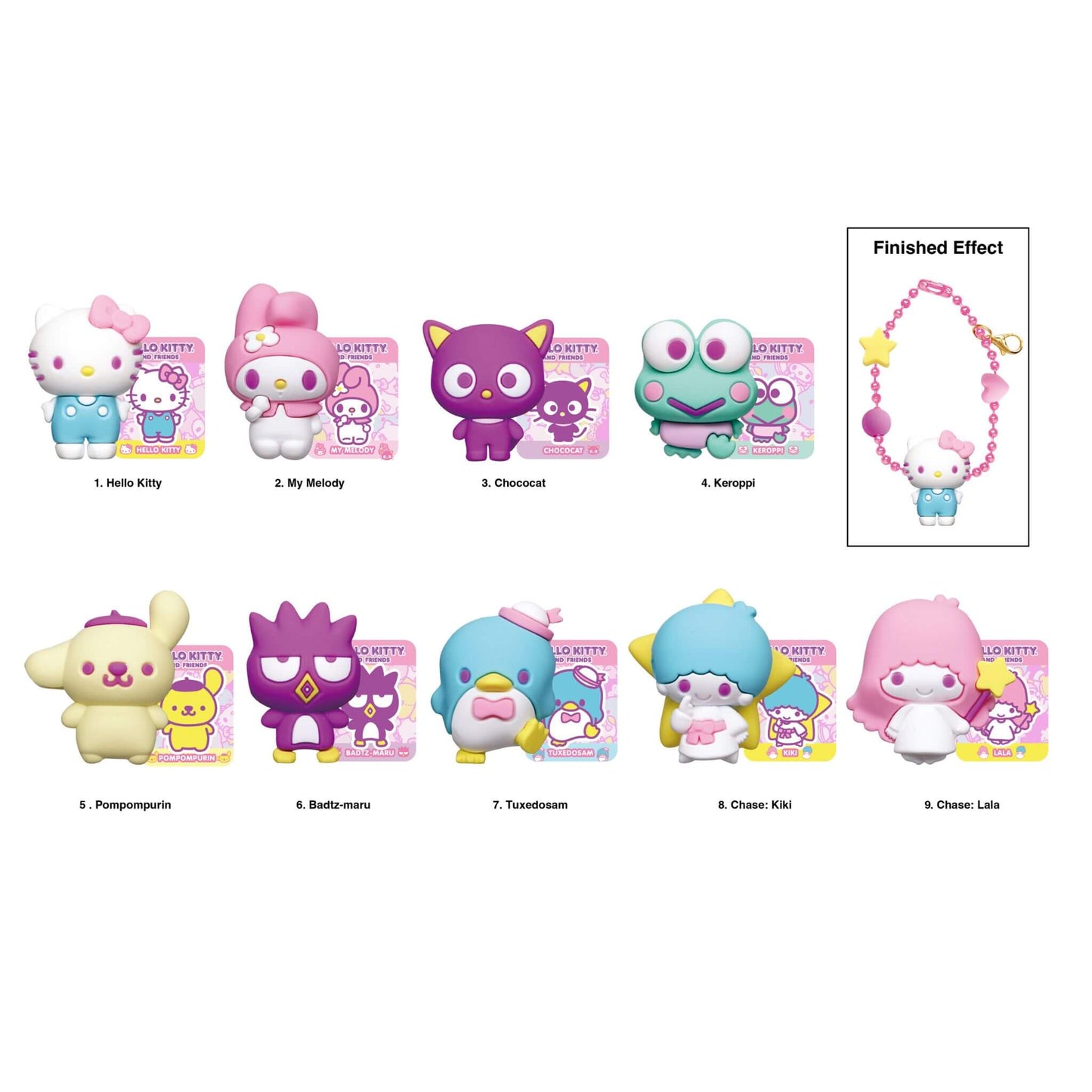 Hello Kitty Tokyo Kawaii 3D Foam Bag Clip p2