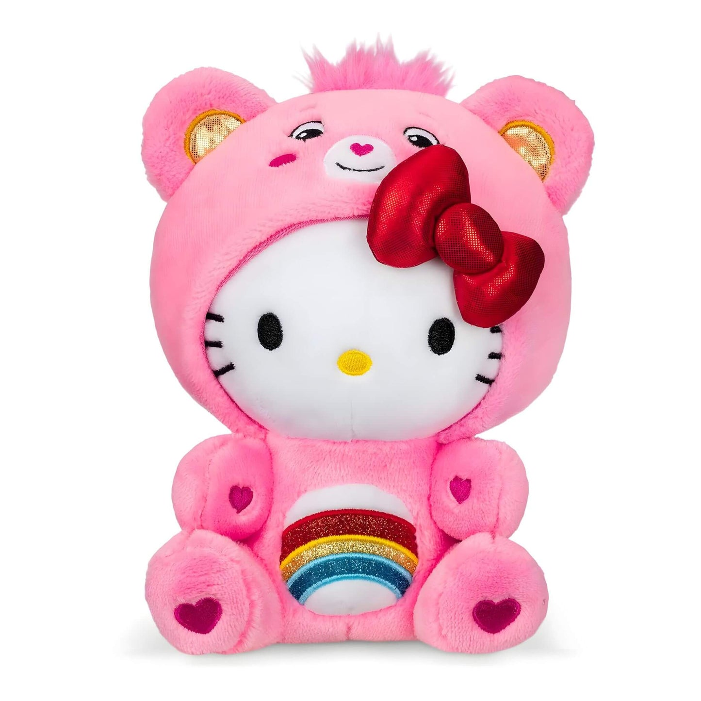 Hello Kitty and Friends x Care Bear 8 inch plush - Hello Kitty x Cheer Bear p1