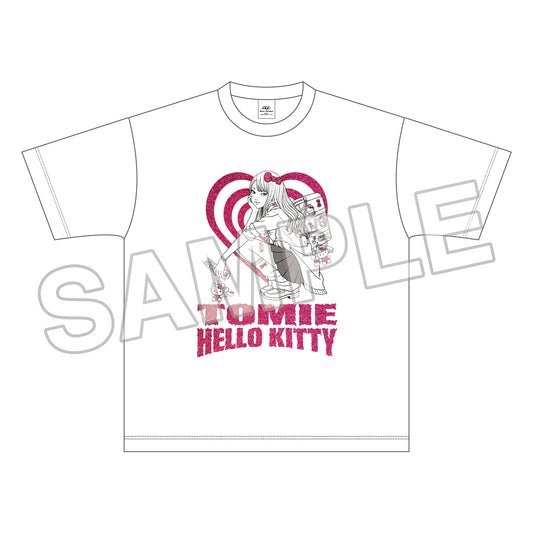 [Pre-Order] JUNJI ITO x Sanrio Official Collab T-shirt, Hello Kitty x GYARU TOMIE