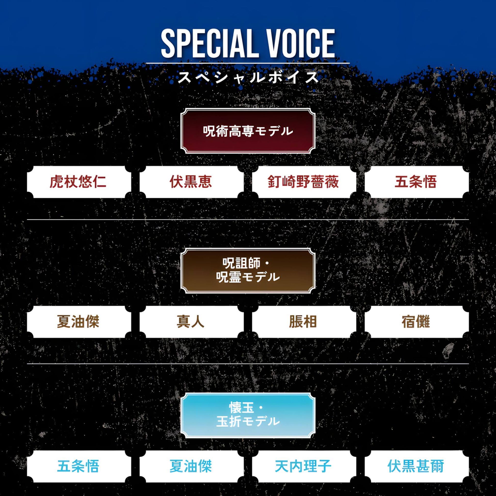 Jujutsu Kaisen X AVIOT Limited Edition Wireless Earphones special voice