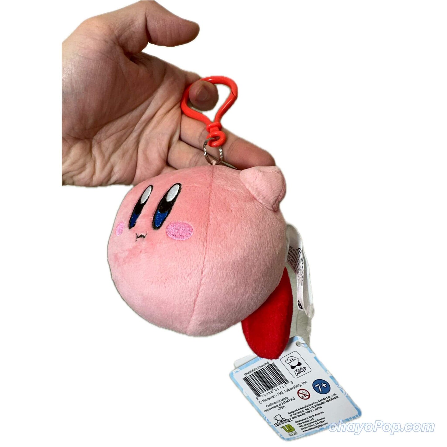 Kirby 3.5 inch Dangler Hovering Plush P5