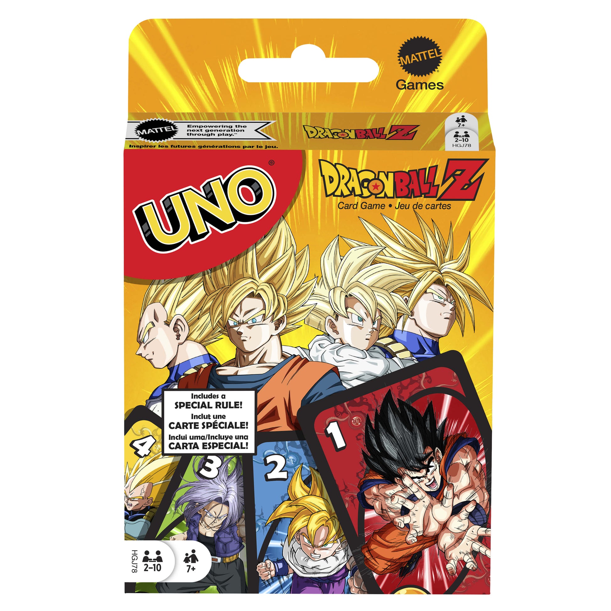 Mattel UNO Dragon Ball Z Card Game p1