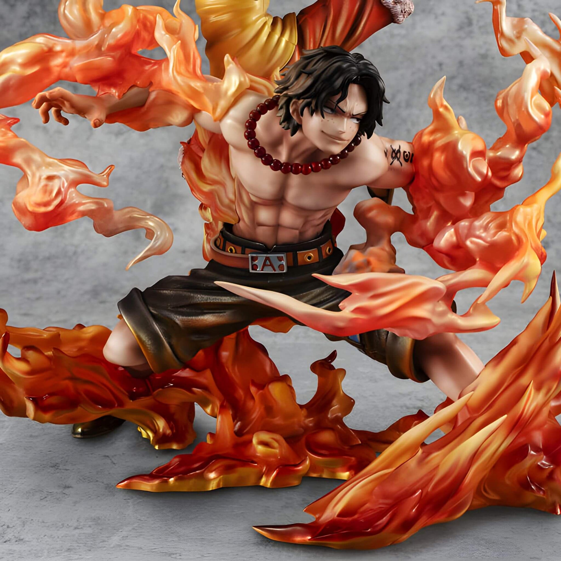 Megahouse One Piece Portrait of Pirates Luffy & Ace Statue p11 Ace front view