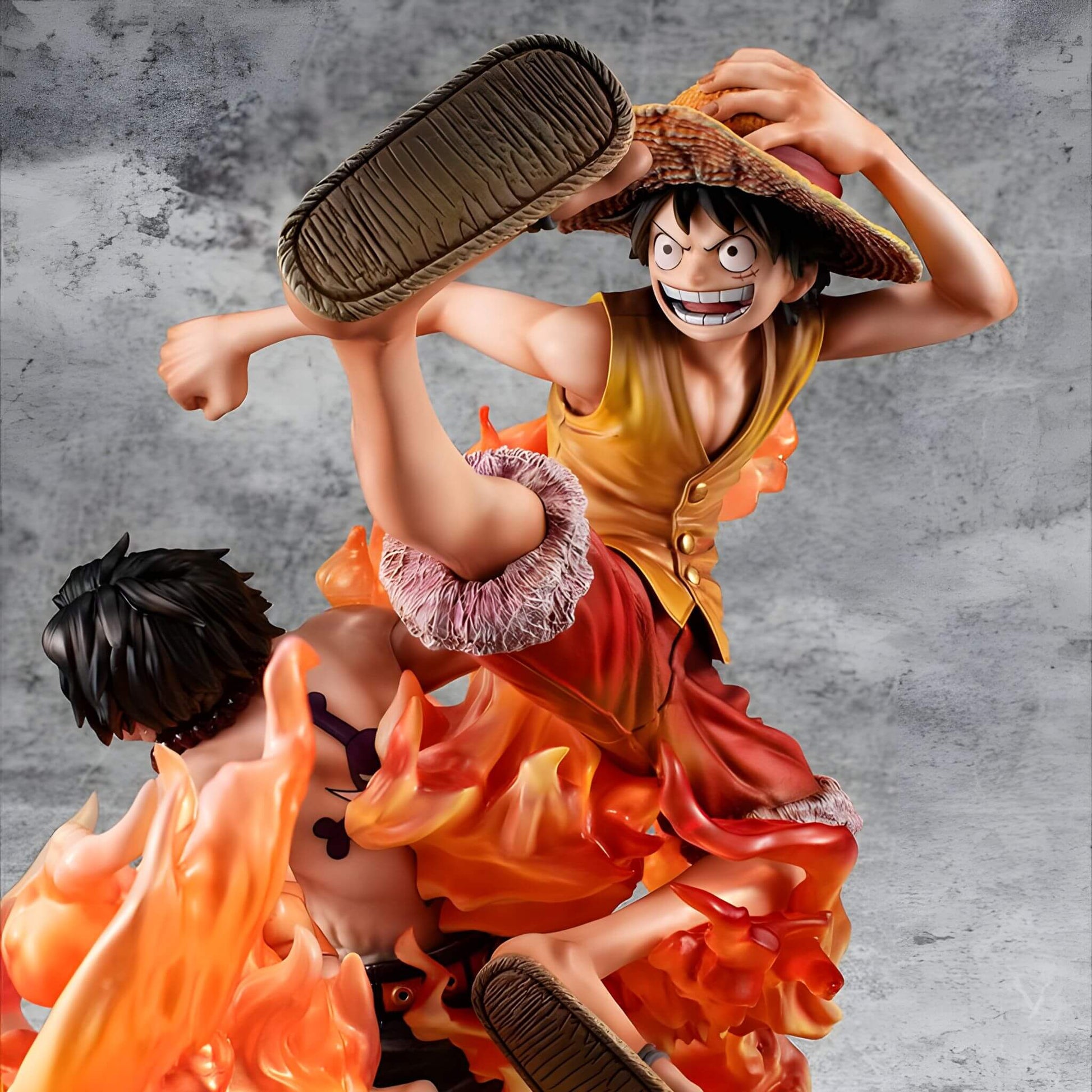 Megahouse One Piece Portrait of Pirates Luffy & Ace Statue p1