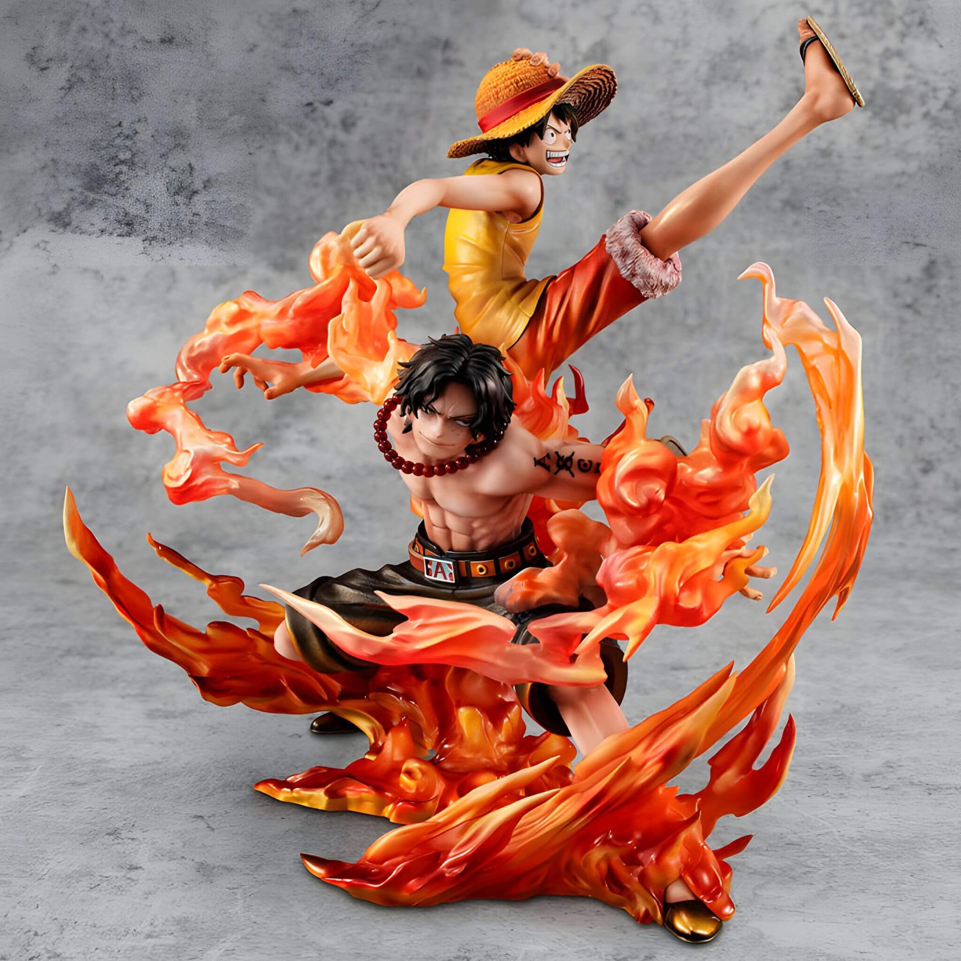 Megahouse One Piece Portrait of Pirates Luffy & Ace Statue p5