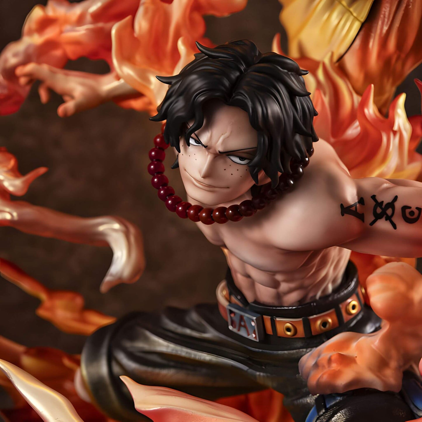 Megahouse One Piece Portrait of Pirates Luffy & Ace Statue p8 Ace close look