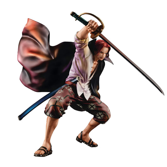 Megahouse Portrait of Pirates One Piece Red-haired Shanks (Playback Memories) Statue p1