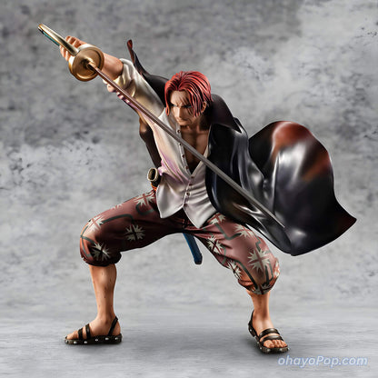 Megahouse Portrait of Pirates One Piece Red-haired Shanks (Playback Memories) Statue p7