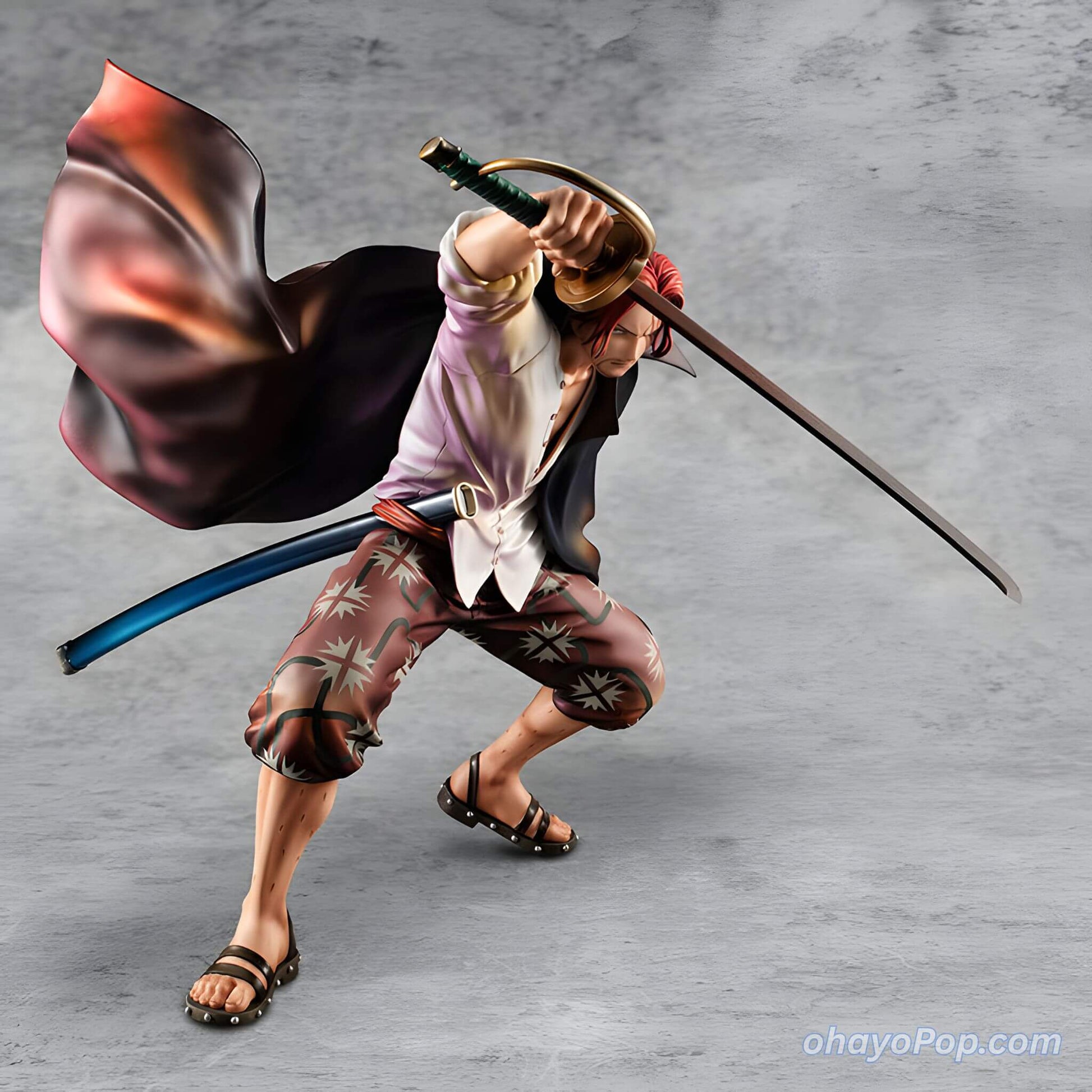 Megahouse Portrait of Pirates One Piece Red-haired Shanks (Playback Memories) Statue p9