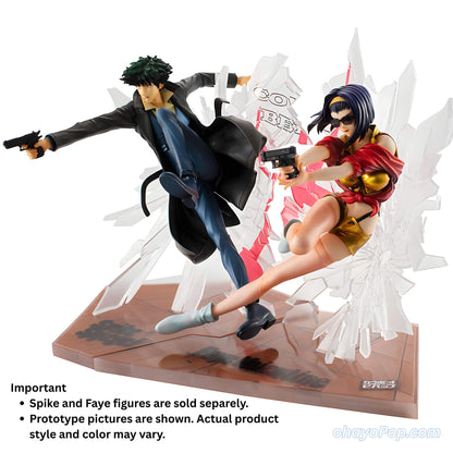 Megahouse Cowboy Bebop Spike and Faye 1st Gig Figure Set p3