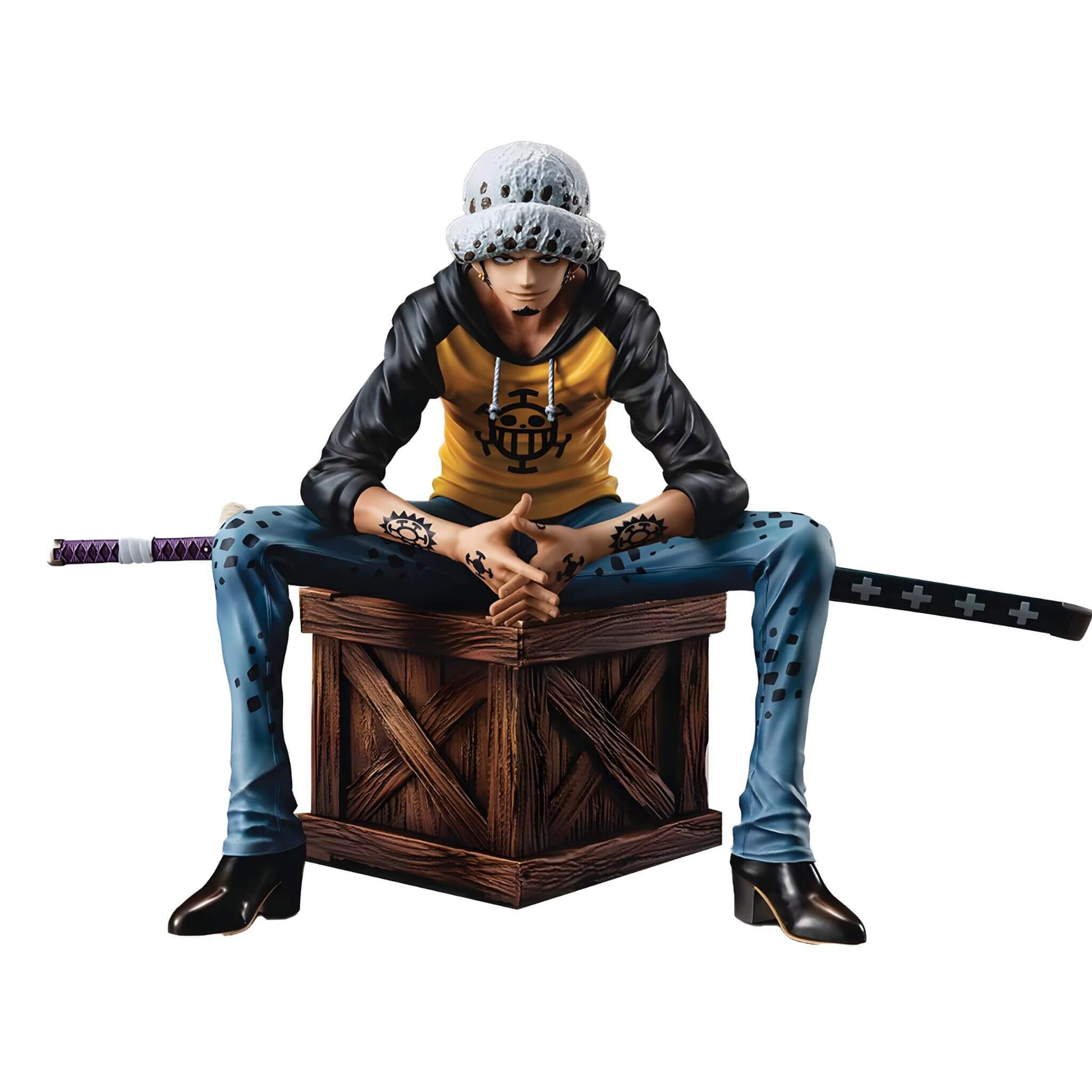 Megahouse One Piece Portrait of Pirates Playback Memories Trafalgar Law Statue p1