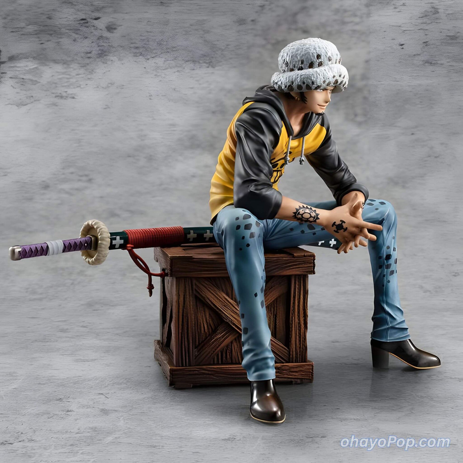 Megahouse One Piece Portrait of Pirates Playback Memories Trafalgar Law Statue p2
