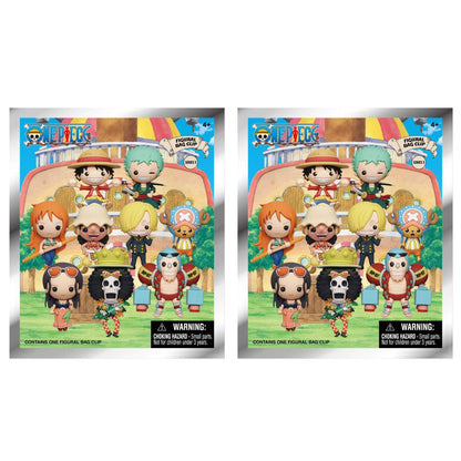 One Piece Series3 3D Foam Bag Clip Mystery Pack- two packs