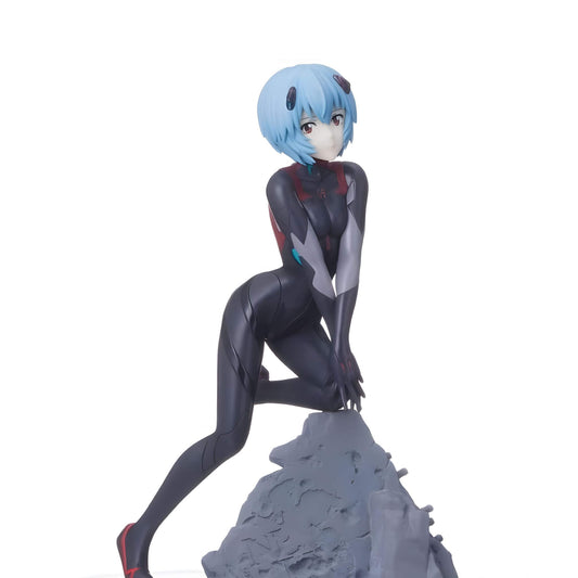 SEGA Evangelion: 3.0+1.0 Thrice Upon A Time Rei Ayanami SPM Vignetteum Figure, 4.5" Tall