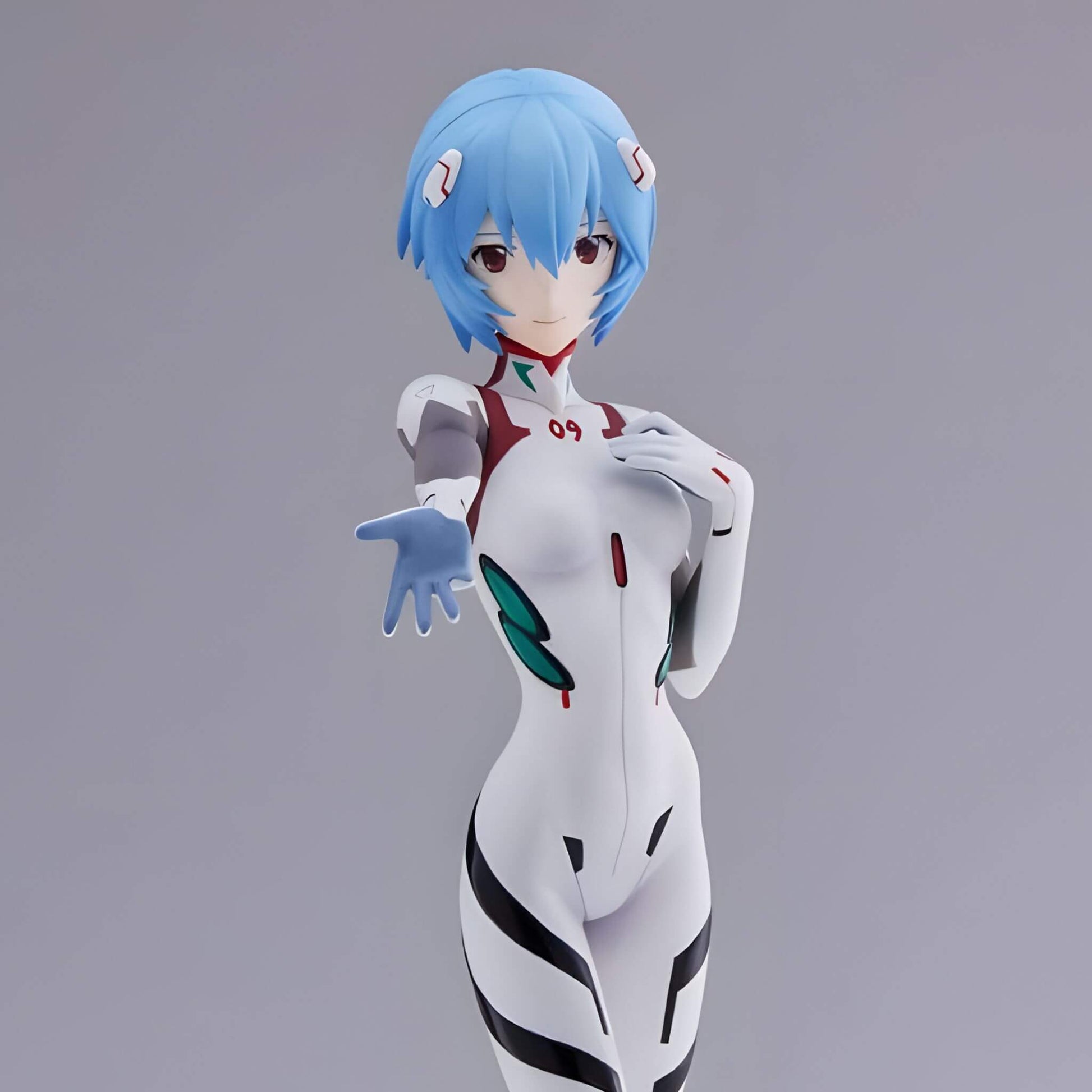 SEGA Evangelion Rei Ayanami (Hand Over/Momentary White) SPM Figure –  OhayoPop