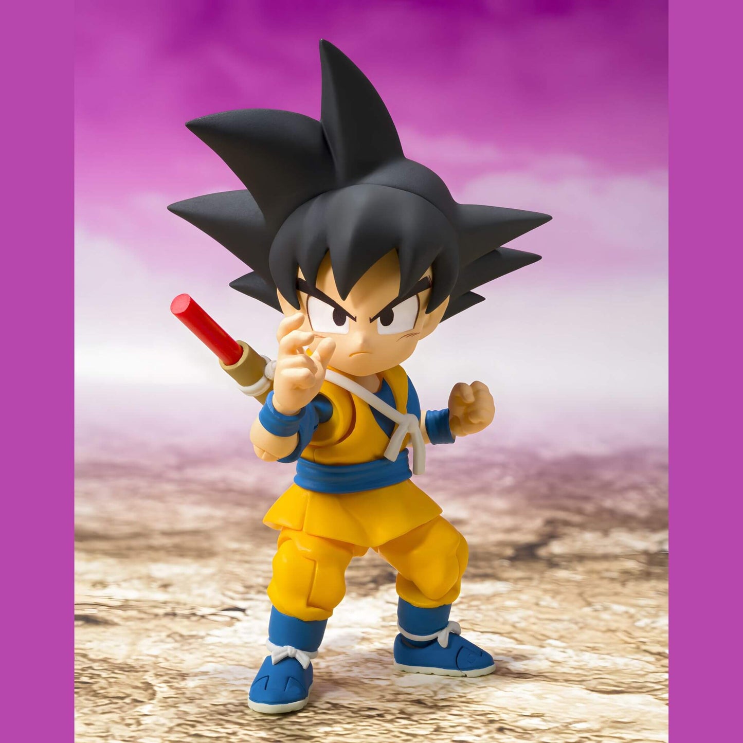 Tamashii Nations Dragon Ball Daima Goku (Mini) S.H.Figuarts AF, 2.8" Tall