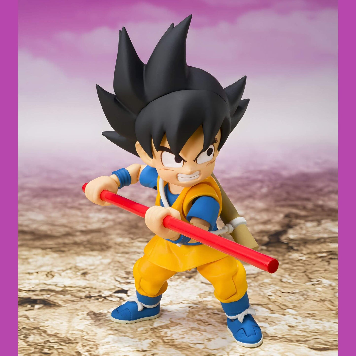 Tamashii Nations Dragon Ball Daima Goku (Mini) S.H.Figuarts AF, 2.8" Tall