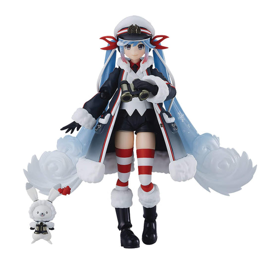 Vocaloid Hatsune Miku: Snow Miku (Grand Voyage Ver) Figma, 5.12” Tall