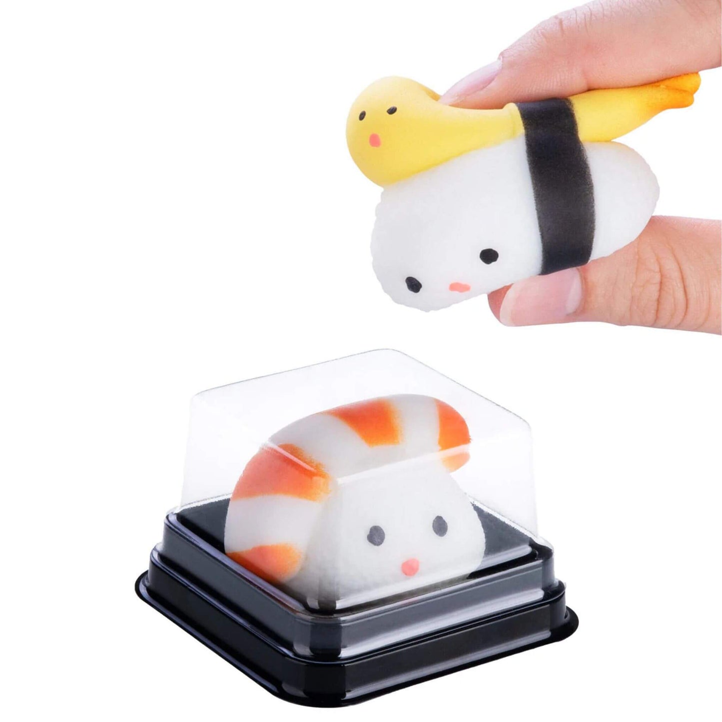 Juguete blando de sushi: juguetes de sushi multicolores con formas y colores adorables