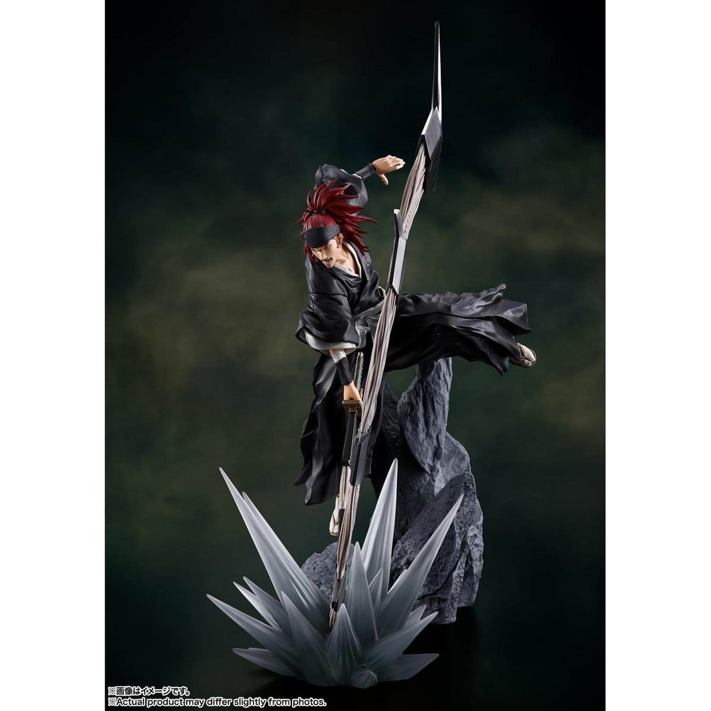 Bleach: Thousand-Year Blood War Renji Abarai FiguartsZERO Statue in a dynamic pose with a dark background