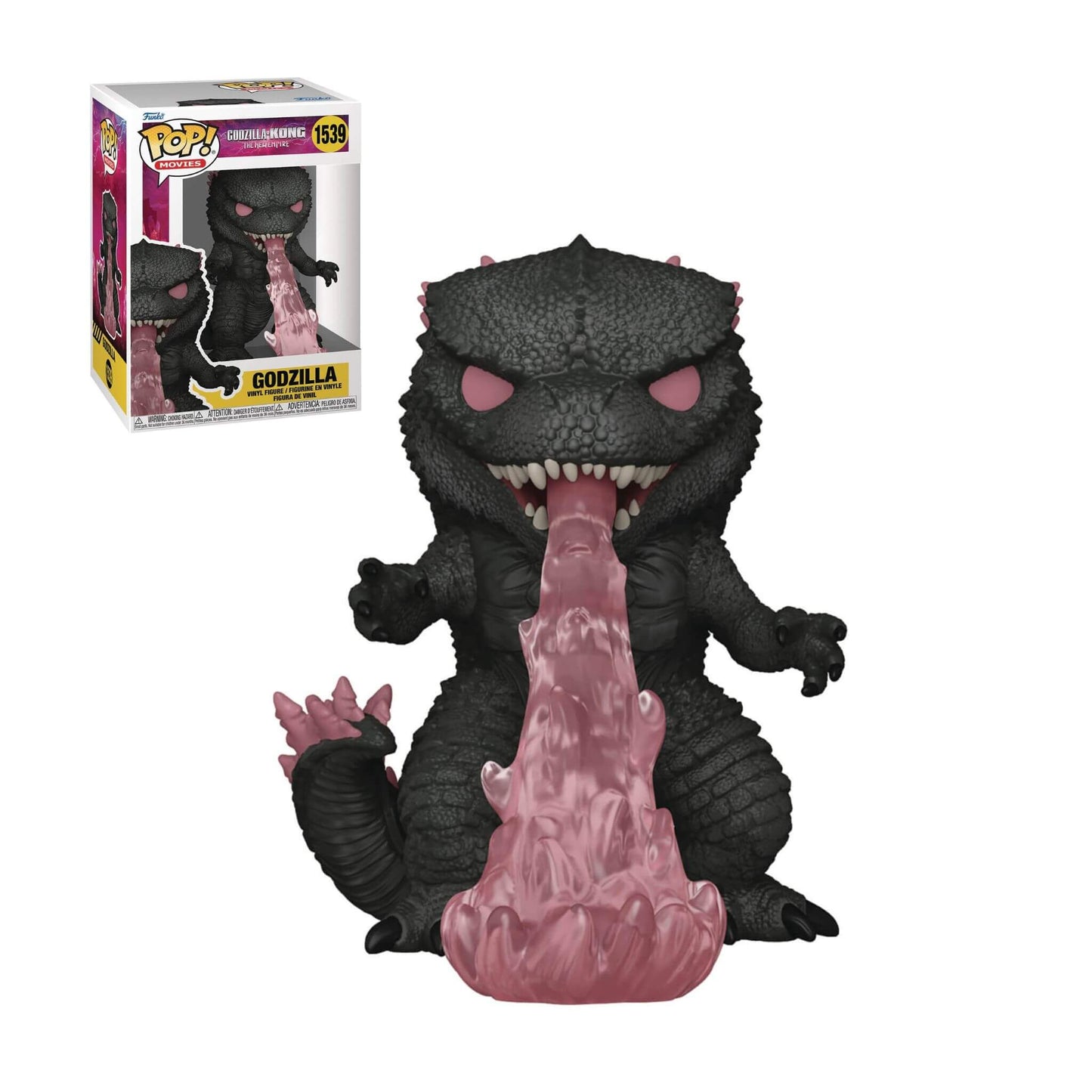 Funko Pop Movies Godzilla X Kong New Empire Godzilla Heat Ray Vinyl Figure and box p2