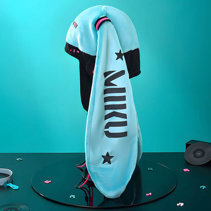 Hatsune Miku Character Hat with 'MIKU' branding on a teal background