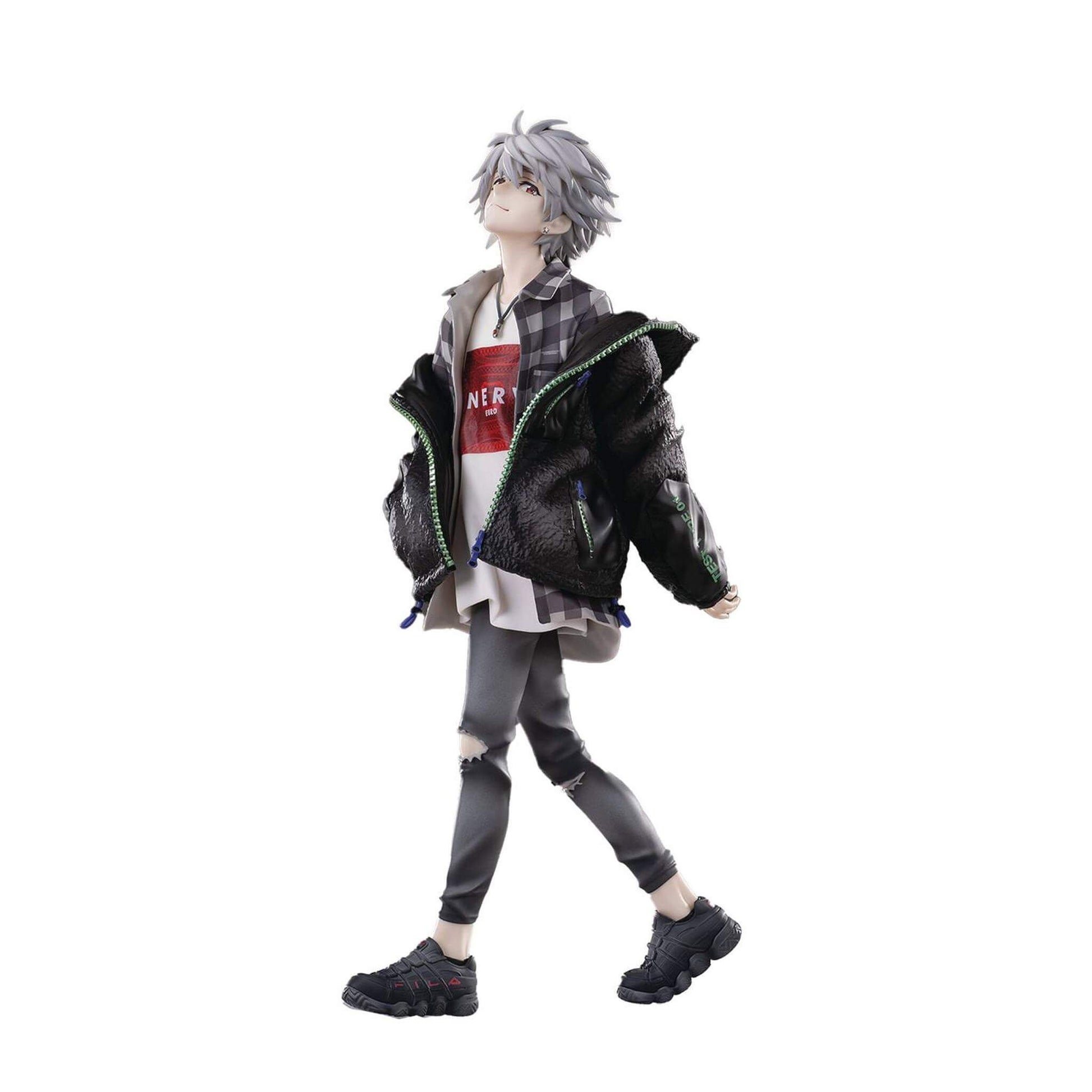 Neon Genesis Evangelion 1/7 Scale Figure of Kaworu Nagisa in a stylish outfit on a white background