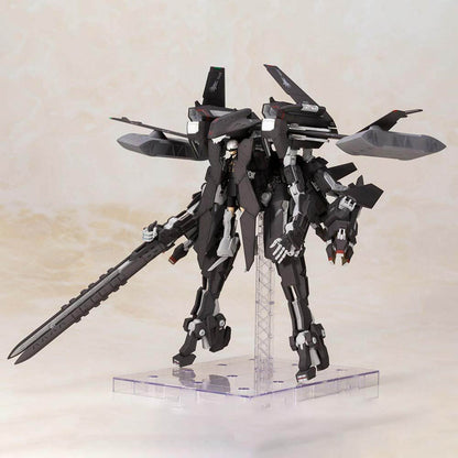 Nier Automata Flight Unit and 9S model on a clear stand against a beige background