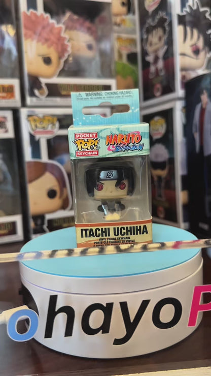 سلسلة مفاتيح فانكو بوب ناروتو إيتاشي أوتشيها (مضاءة بالقمر) سلسلة مفاتيح مجسمة