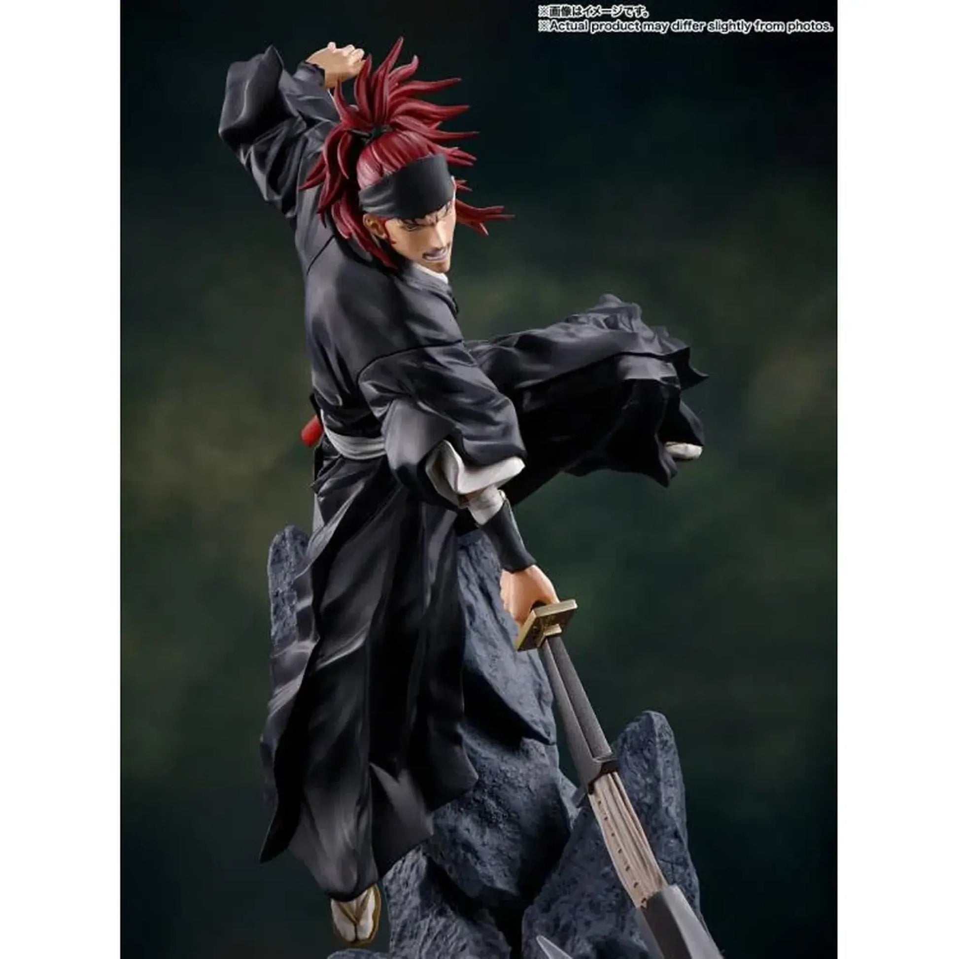 Bleach: Thousand-Year Blood War Renji Abarai FiguartsZERO Statue in a dynamic pose with a dark background
